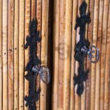 Vintage woven rattan sideboard - 1960