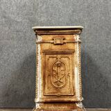 Renaissance style cast iron pedestal column