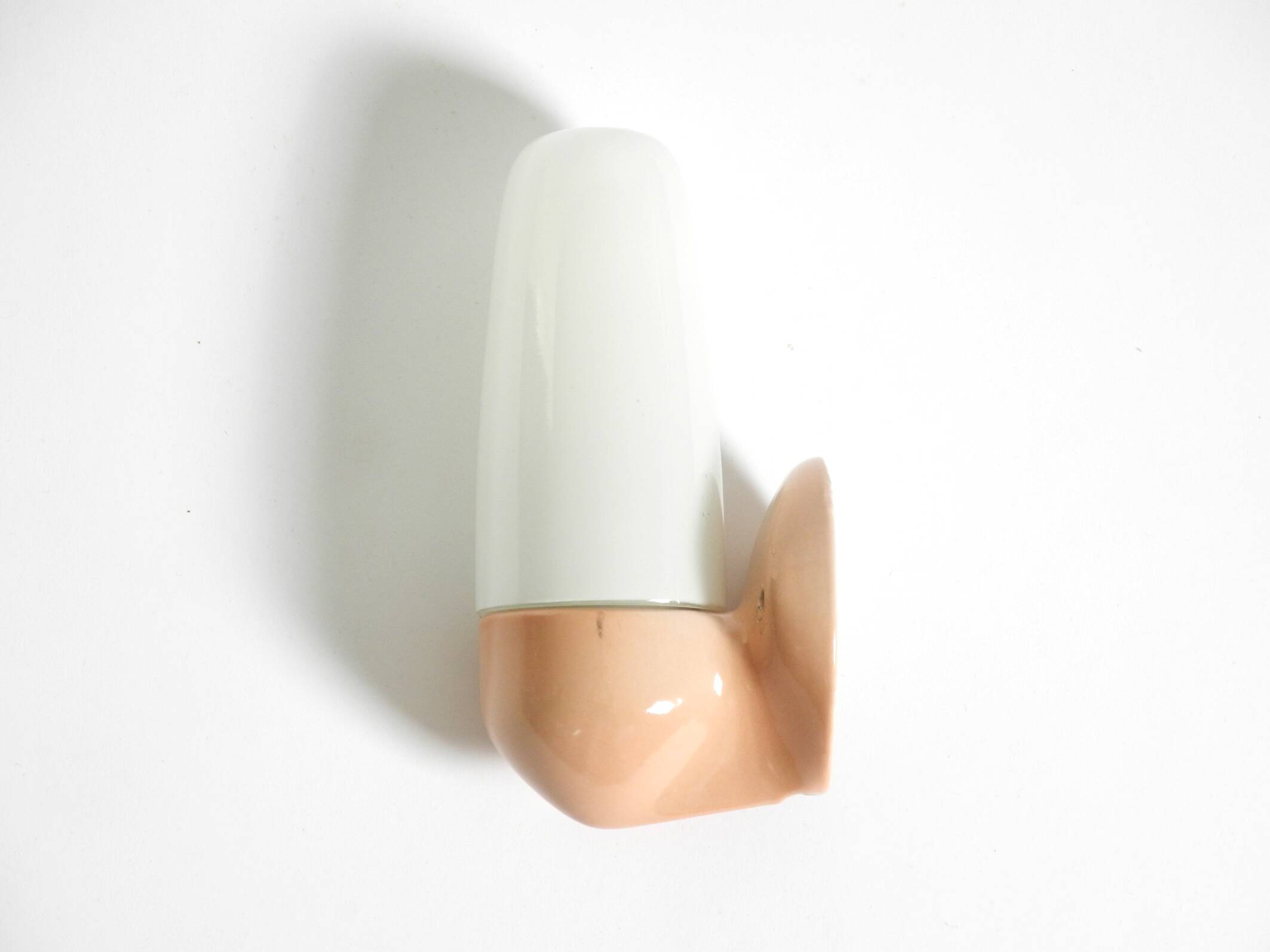 Beautiful Mid Century Modern glass ceramic wall lamp by Wagenfeld