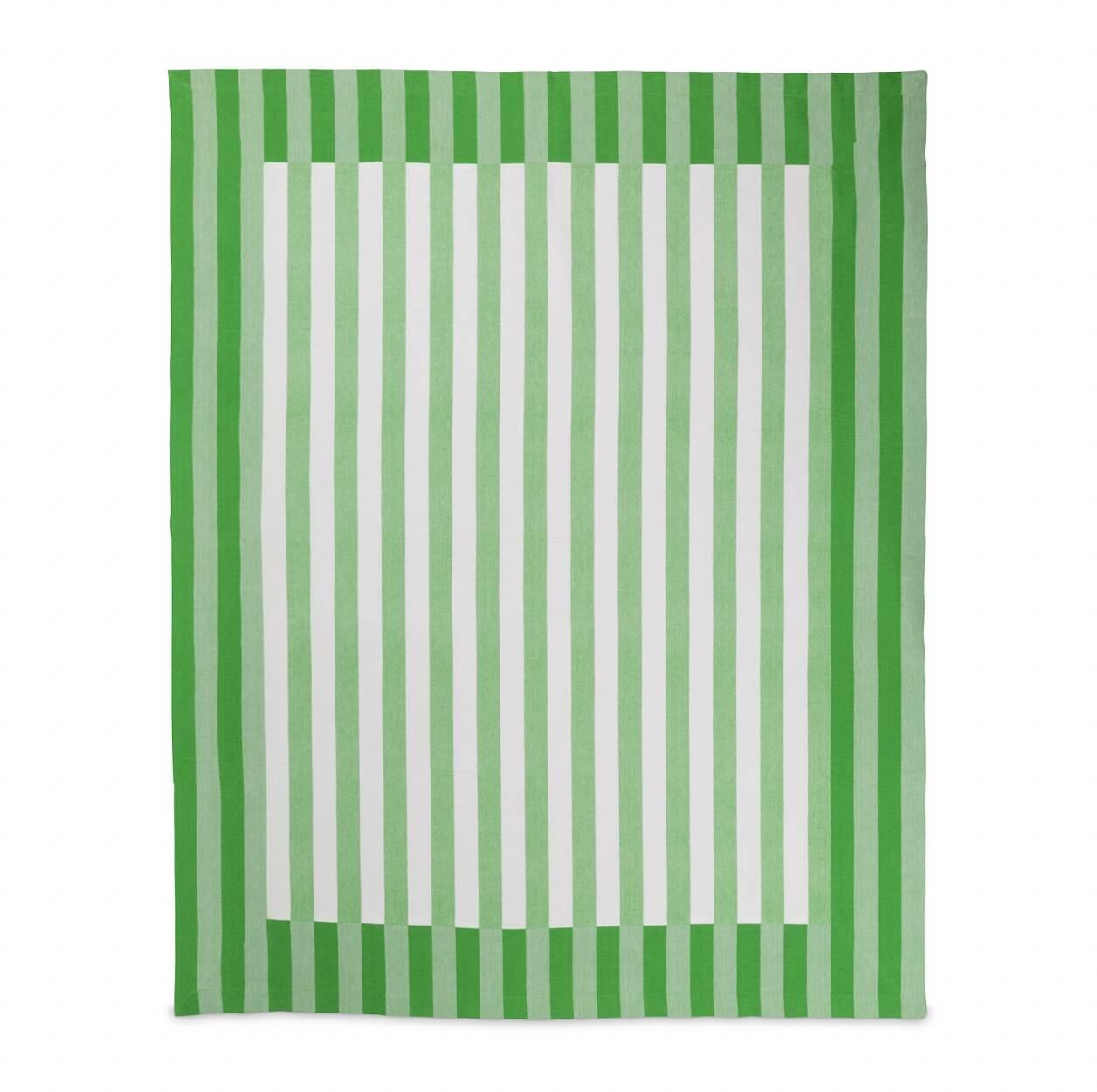Green striped tablecloth: 240cm x 170cm