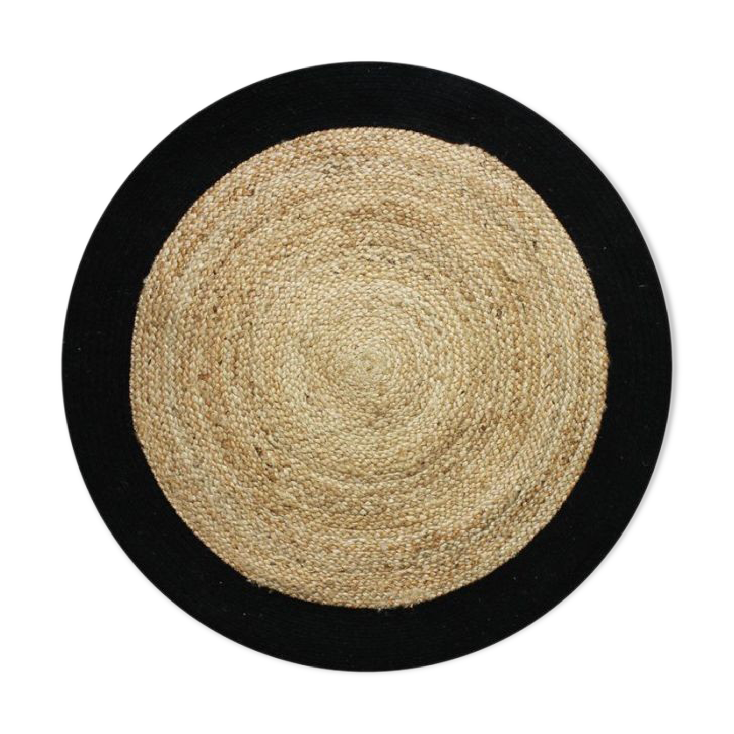Round jute rug 160 cm