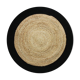 Round jute rug 160 cm