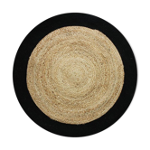 Round jute rug 160 cm