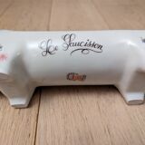 Plat à saucisson porcelaine de France