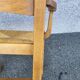 Country-style chair in solid oak