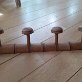 Portemanteau ancien bois imitation bambou