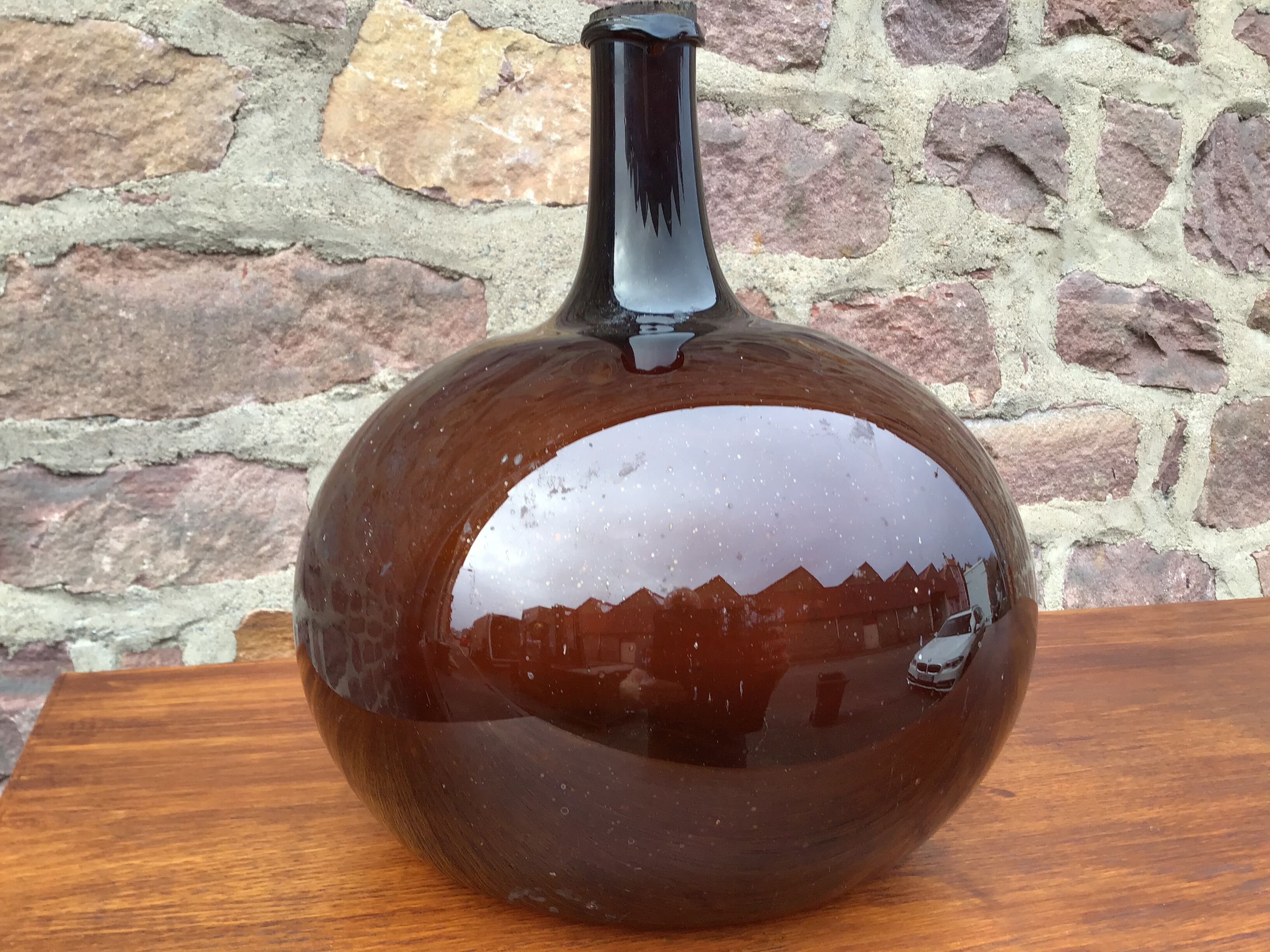 Demijohn Amber Brown 19th