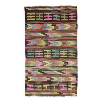 Tapis tissé à la main vintage – Naturel et élégant 166 x 268 cm