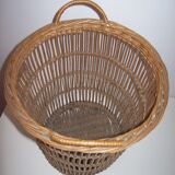 Rattan paper basket
