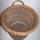 Rattan paper basket