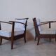Pair of ULUV armchairs, Czech vintage 1950s