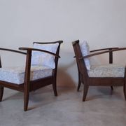 Paire de fauteuils ULUV tchèques, 1950