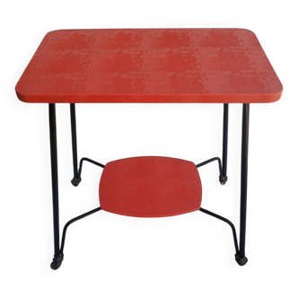 Side table, vintage serving trolley