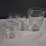 Carafe and glasses