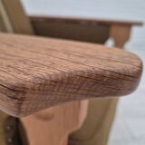 1970s, Danish design, club chair, original very good condition, furniture wool fabric.