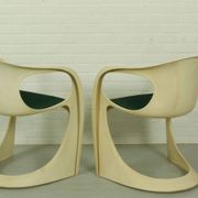 Pair of Casalino armchairs by Alexander Begge for Casala – Space Age design (1970s)