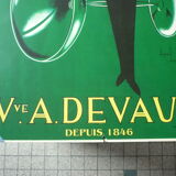 Vve A Devaux champagne advertising plate