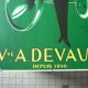 Vve A Devaux champagne advertising plate