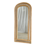 Rattan foot mirror with braces H:2m
