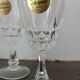 6 liqueur glasses in Arques crystal Pompadour model - Lot 2
