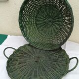 Wicker fruit tray
