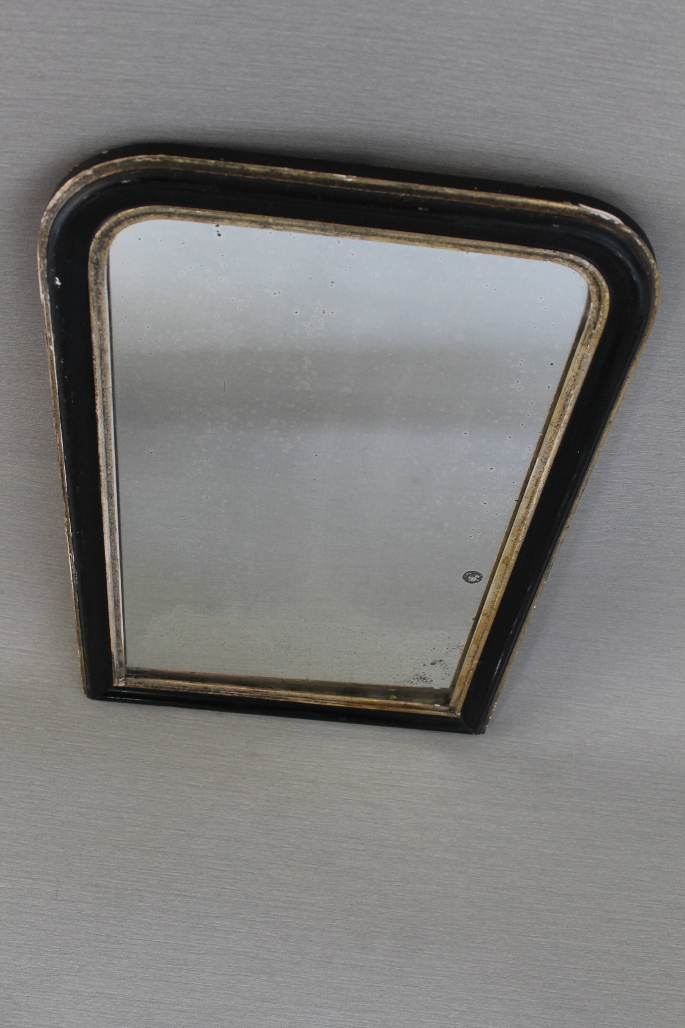 Napoleon III-era mercury mirror (circa 1860)
