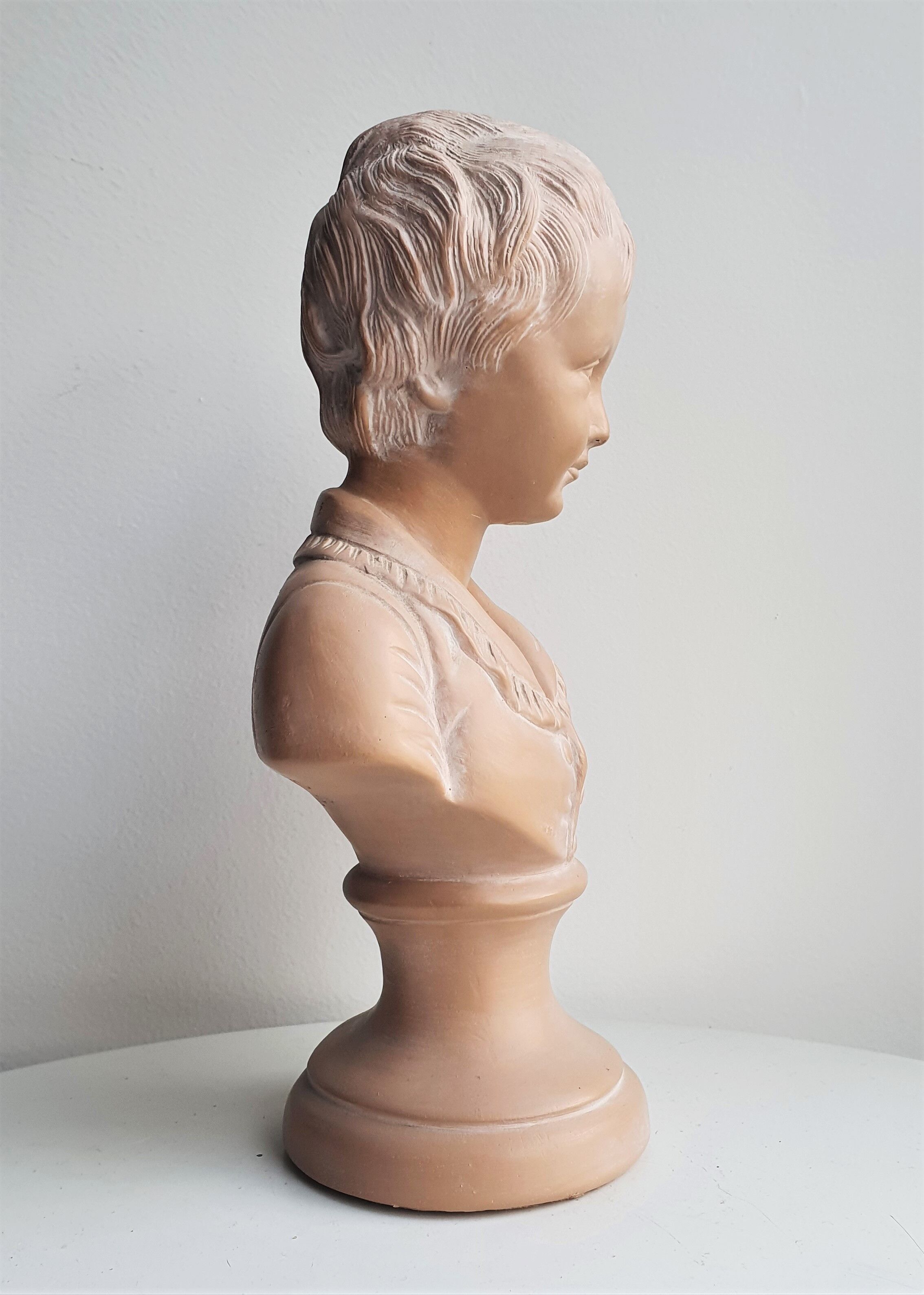 Plaster bust