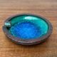 Ashtray or bowl in brutalist studio pottery by Gerhard Liebenthron, mid-century, 1960s, 1968.