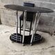 Bar cabinet with a stool
