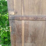 Oak cabinet doors.