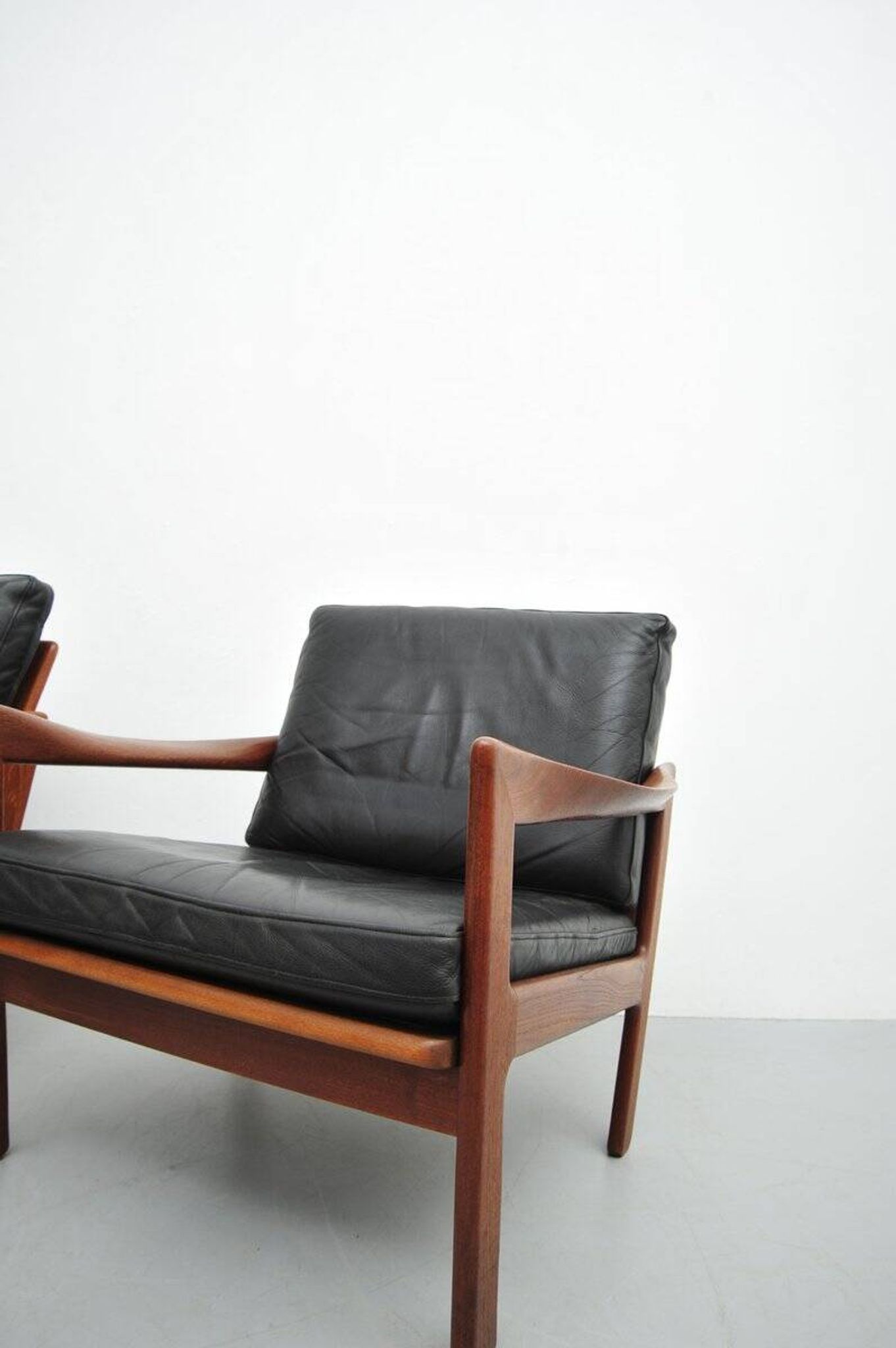 Fauteuils par Illum Wikkelsø pour Niels Eilersen, années 1950, ensemble de 2
