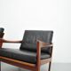Fauteuils par Illum Wikkelsø pour Niels Eilersen, années 1950, ensemble de 2
