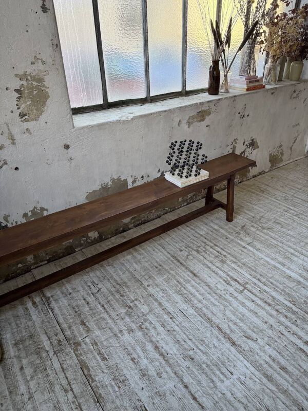 Banc de ferme chêne 250cm