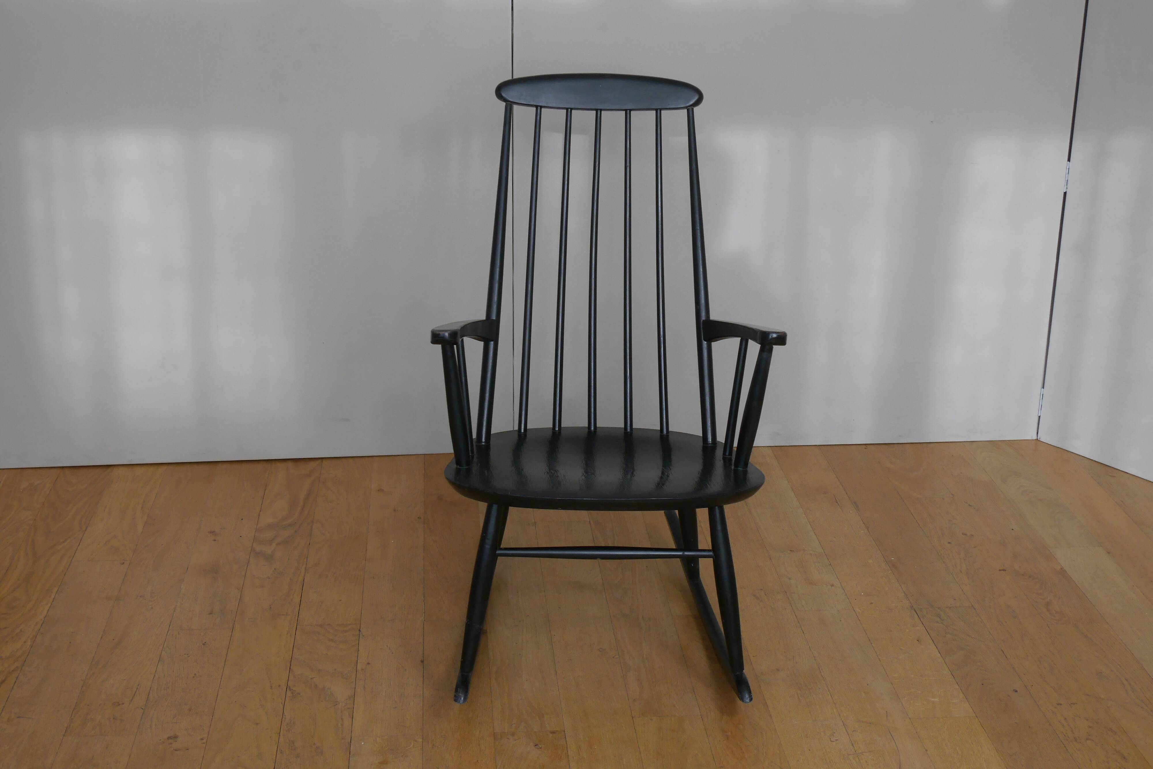 Scandinavian rocking chair Stol 60s