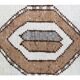 Vintage Turkish Oushak Handmade Wool Cotton White Runner 90x350