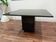 Table design 80's en granit noir