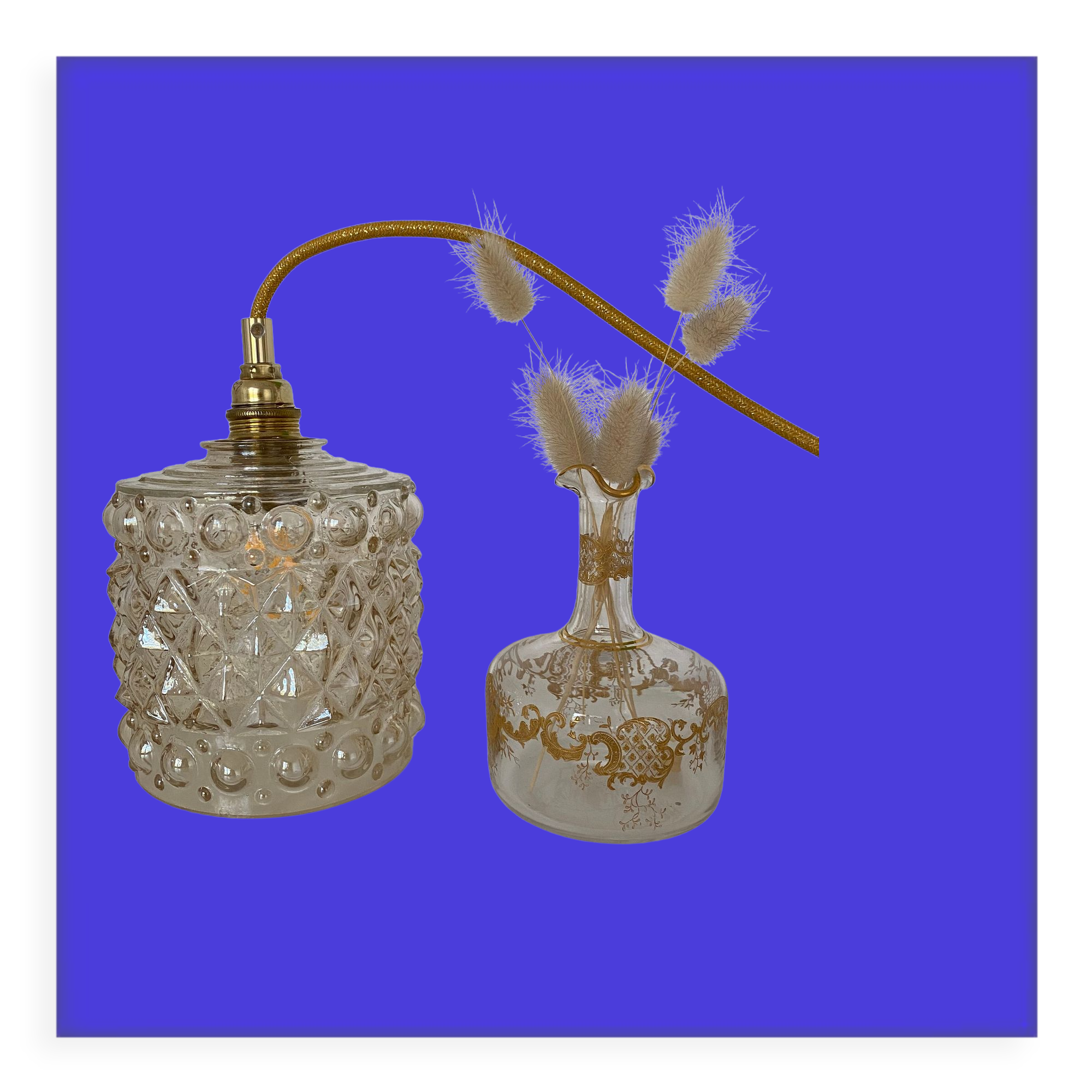 Vintage walking lamp