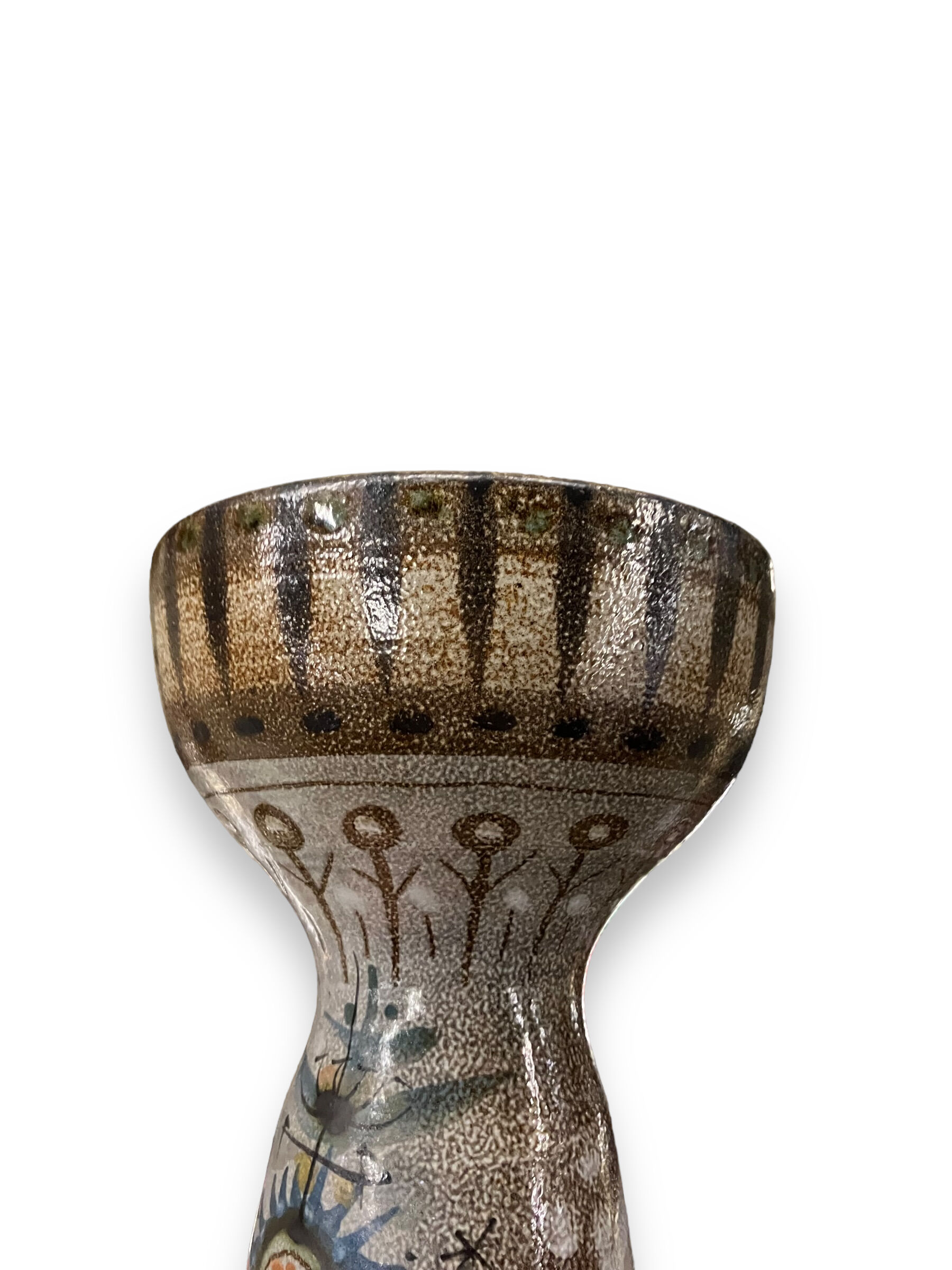 Stoneware vase by andré l'helguen for keraluc
