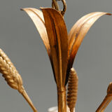 Wheat ear chandelier, 5 fires