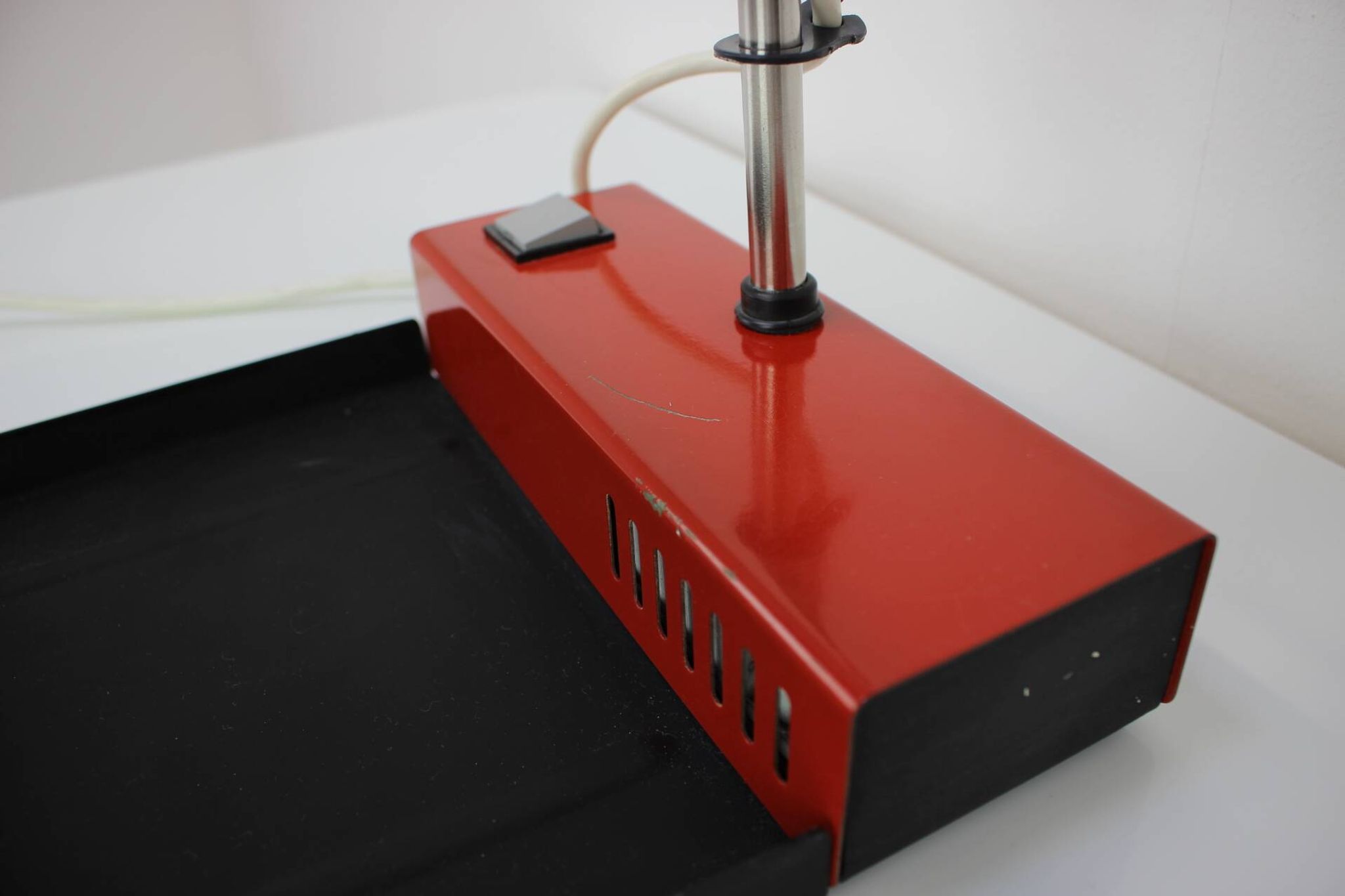 Lampe de table par Josef Mára, pour Tesla, années 1990, Tchécoslovaquie