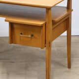Bureau vintage de Roger Landault en chêne, 1950