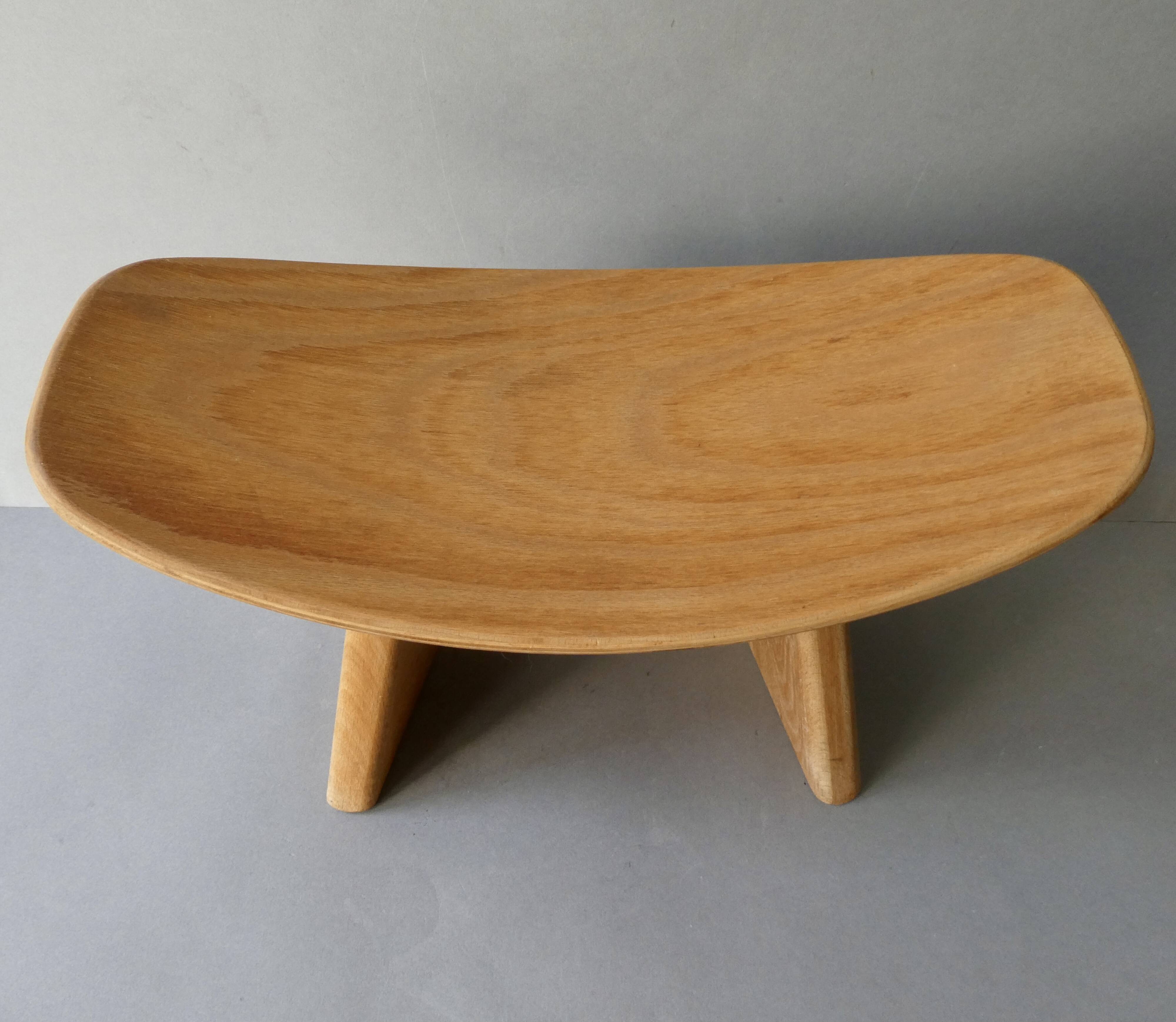 Shoggi stool signed by Alain Gaubert