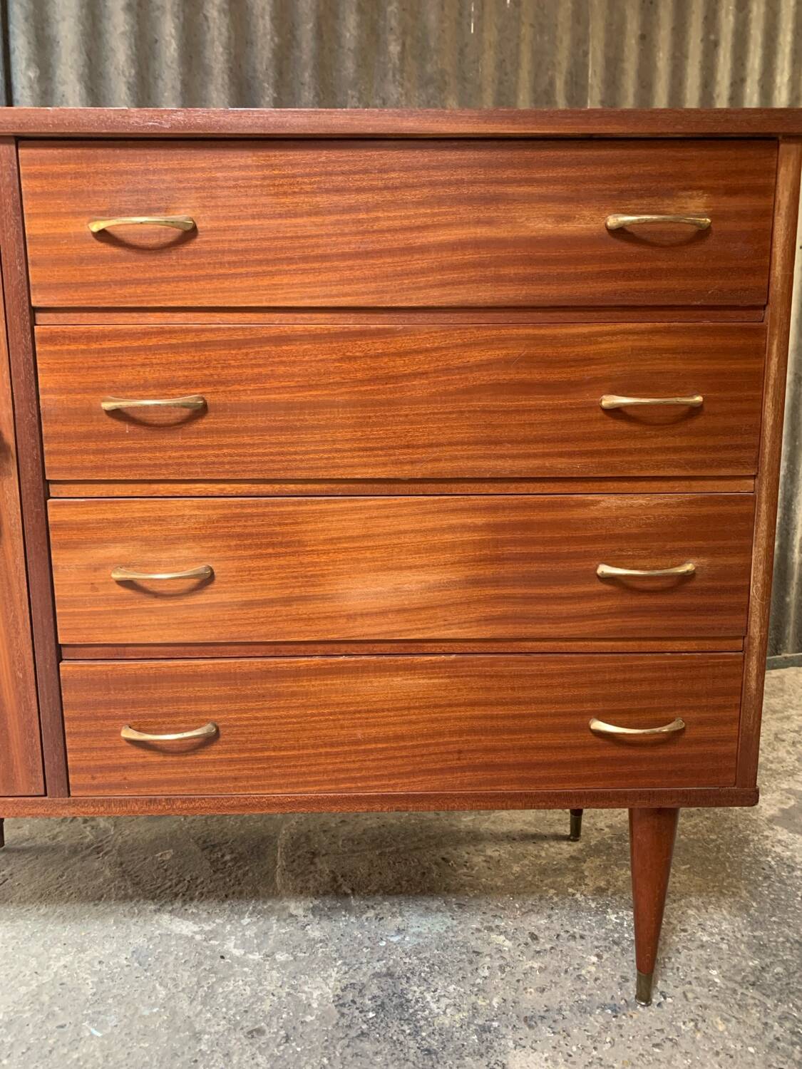 Vintage Scandinavian style chest of drawers