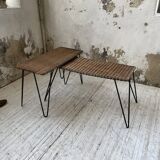 Duo of wicker tables RaouDuo of wicker tables Raoul Guysl Guys