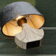 Travertine lamp, Fratelli Mannelli, Italy