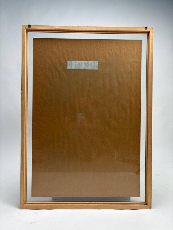 Christo & Jeanne-Claude, Texas Mastaba / America: The Third Century, 1975, Paper, Framed