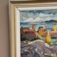 Swedish Oil On Panel "Autumn landscape" by J. Woxberg