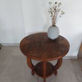 Round art deco pedestal table