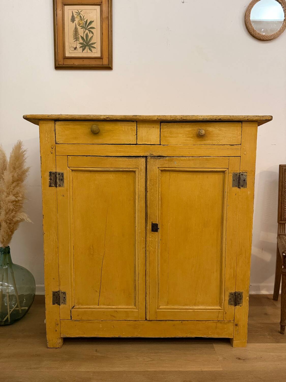 Antique country buffet