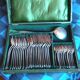 Christofle metal silver cutlery set - 37 pieces